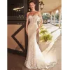 robe de mariée boho épaules dénudées